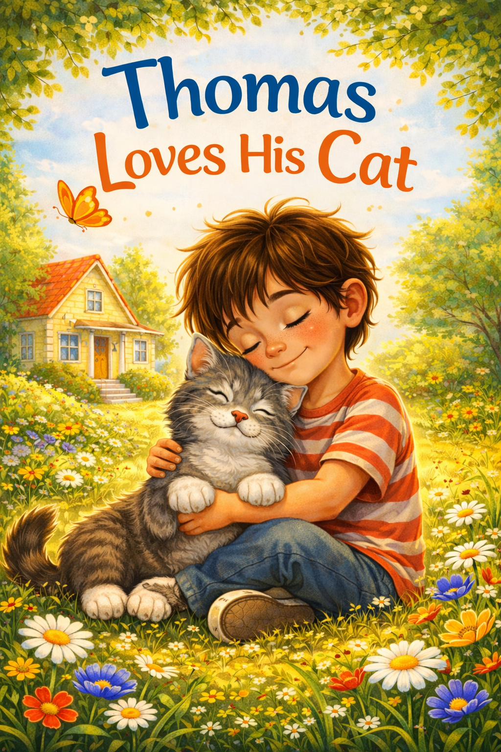 Cover Thomas Loves his cat