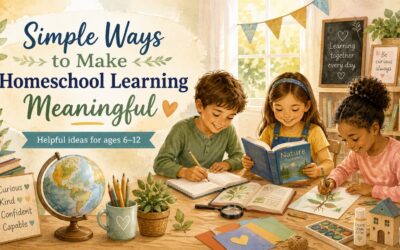 Simple Ways to Make Homeschool Learning Meaningful for Ages 6–12