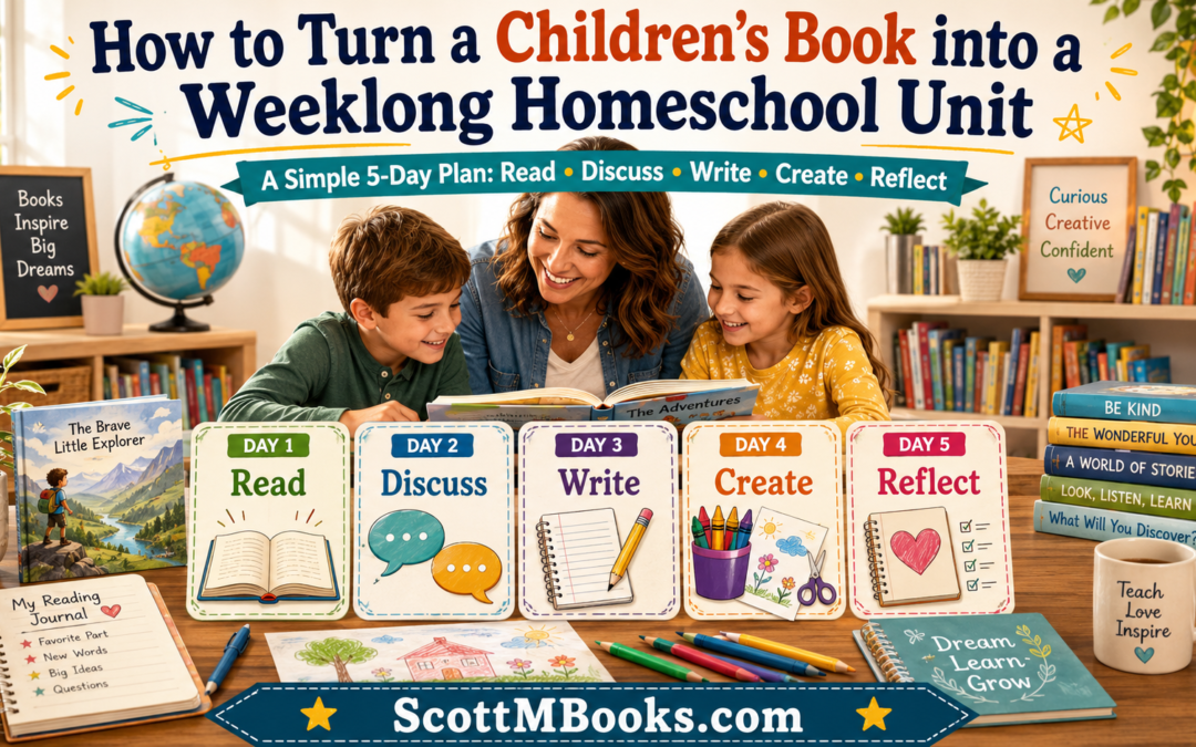 How to Turn a Children’s Book into a Weeklong Homeschool Unit – #Turtle Points
