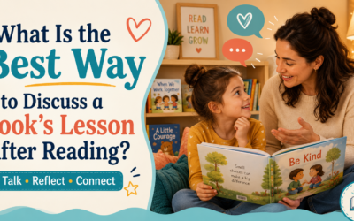 What is the best way to discuss a book’s lesson after reading?