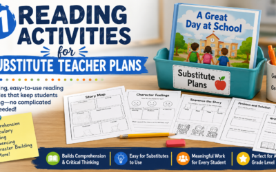 Reading Activities for Substitute Teacher Plans